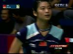 半决赛：女单第1局