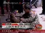 街边耍猴 人猴互相扇耳光