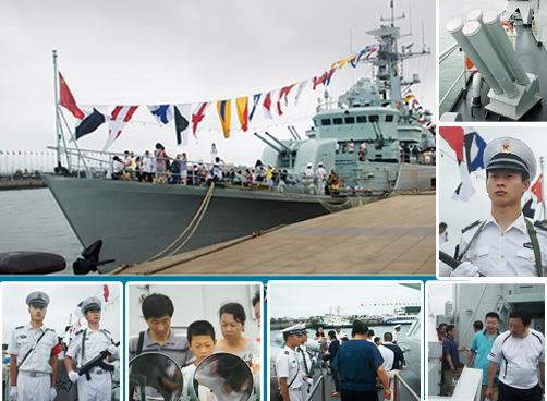 i拍：海军北海舰队导弹护卫舰“沧州号”亮相青岛国际海洋节