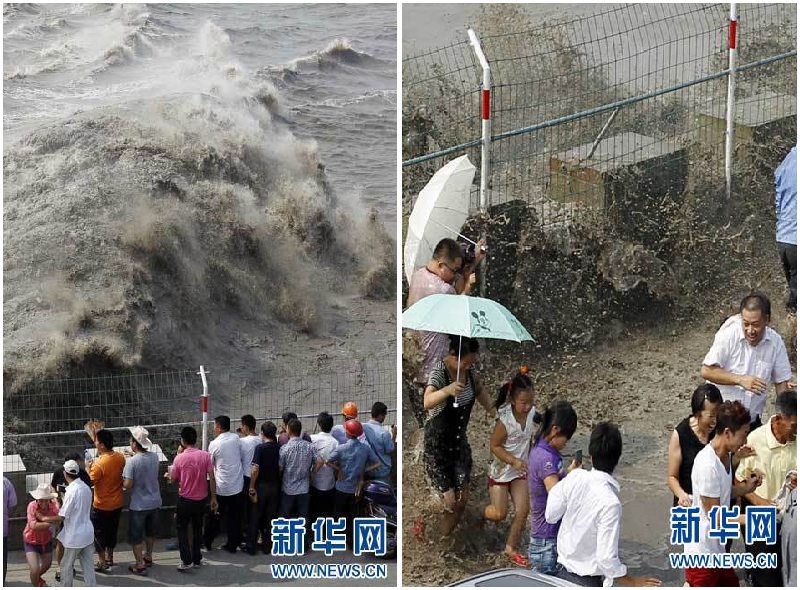 钱塘江迎来今年第一波大潮,记者水面体验， 惊险半小时