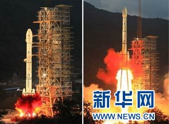 嫦娥二号卫星发射成功