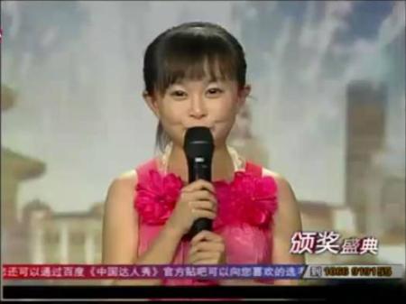 2010达人秀总决赛：朱洁获纯洁的天使奖