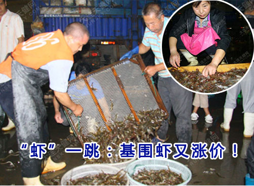 一月价涨一倍基围虾成“虾一跳”