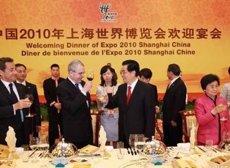 走进上海世博会欢迎宴会现场