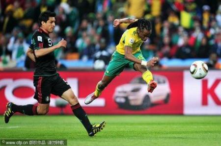 2010世界杯揭幕战 南非1-1战平墨西哥