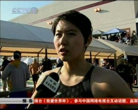 焦刘洋赴美训练　赢得蝶泳冠军