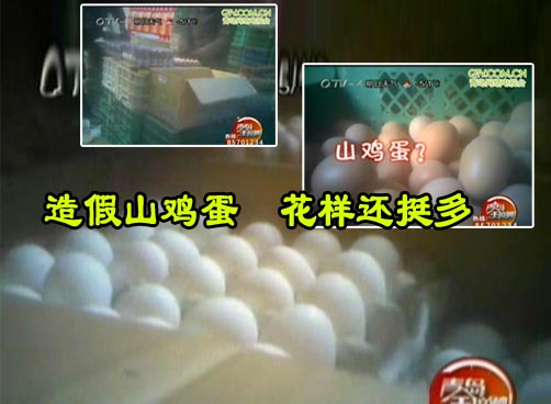 记者探访 小工厂里大量批发山鸡蛋