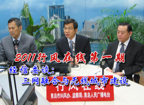 《行风在线》视频版：市经信委主任项阳青做客
