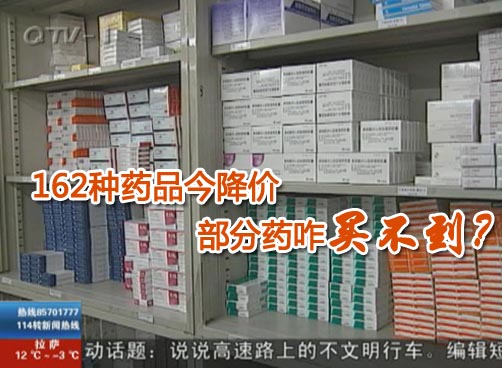 药价均降21％ 最高60%