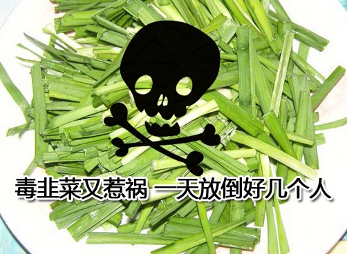 这是两个星期以来第三起毒韭菜伤人的报道了