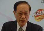 台湾学者代表张子樟先生在开幕式上讲话
