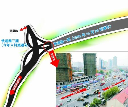 东西快速路实现对接 预计下月与隧道同期通车