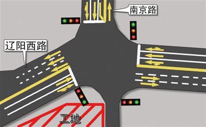 南京路地铁施工周边调流半年 通行图发布