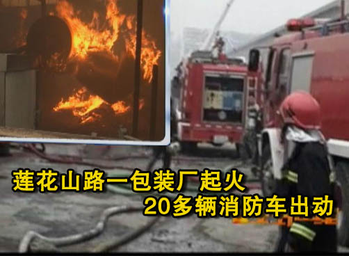 疑似电线短路引起火灾 4家工厂遭殃