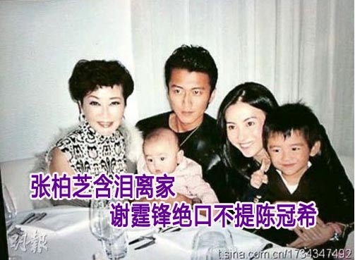 谢霆锋提出分居 对传闻没有任何回应