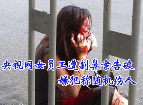 央视网女员工遭刀砍 嫌犯对犯罪事实供认不讳
