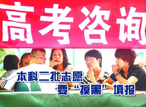 军检线不是二本线 调剂志愿四类院校可供选择